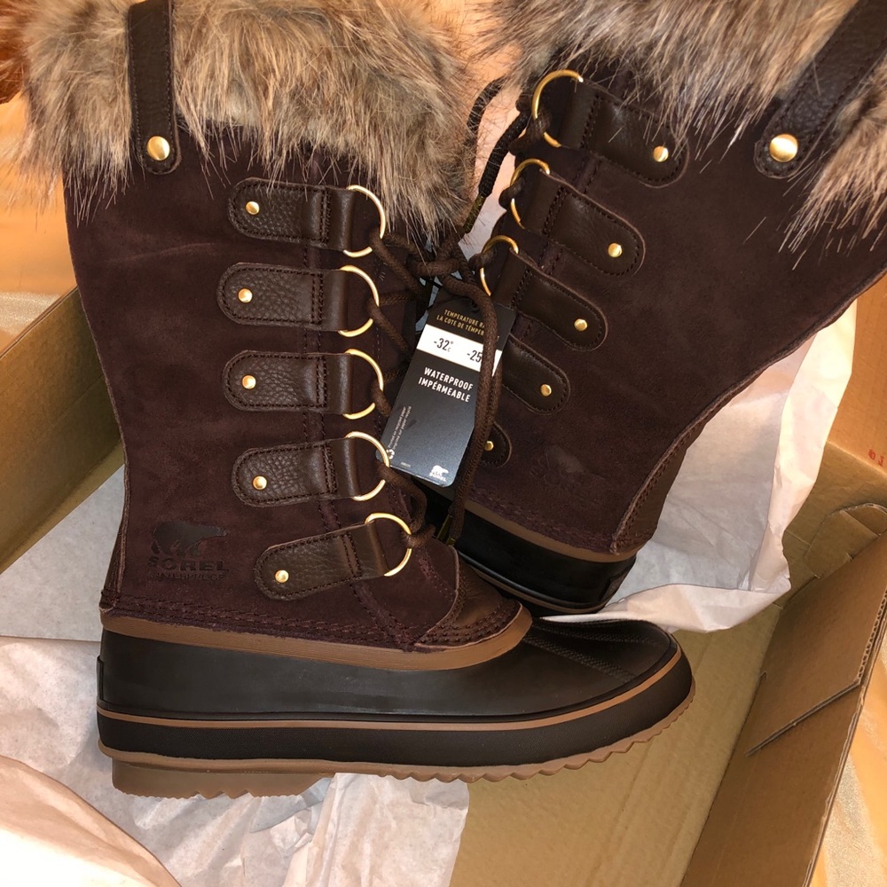 Sorel Joan of the Artic Winter Fur Snow Boot NWT